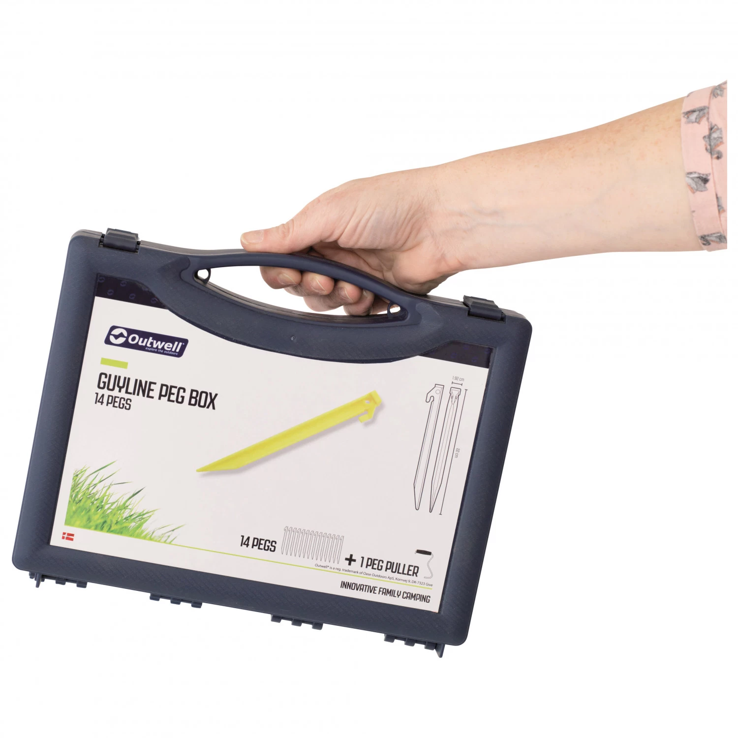 Outwell Guyline Peg Box - Tent Stake - Image 2