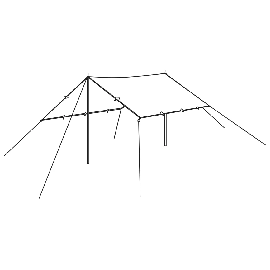 Robens Tarp 4 X 4 Trail Range - Tarp - Image 4