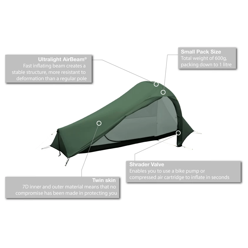 Vango F10 Hydrogen Air - 1-person Tent - Image 2