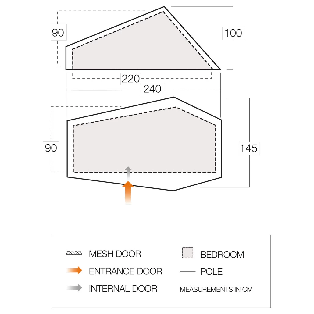 Vango F10 Hydrogen Air - 1-person Tent - Image 3